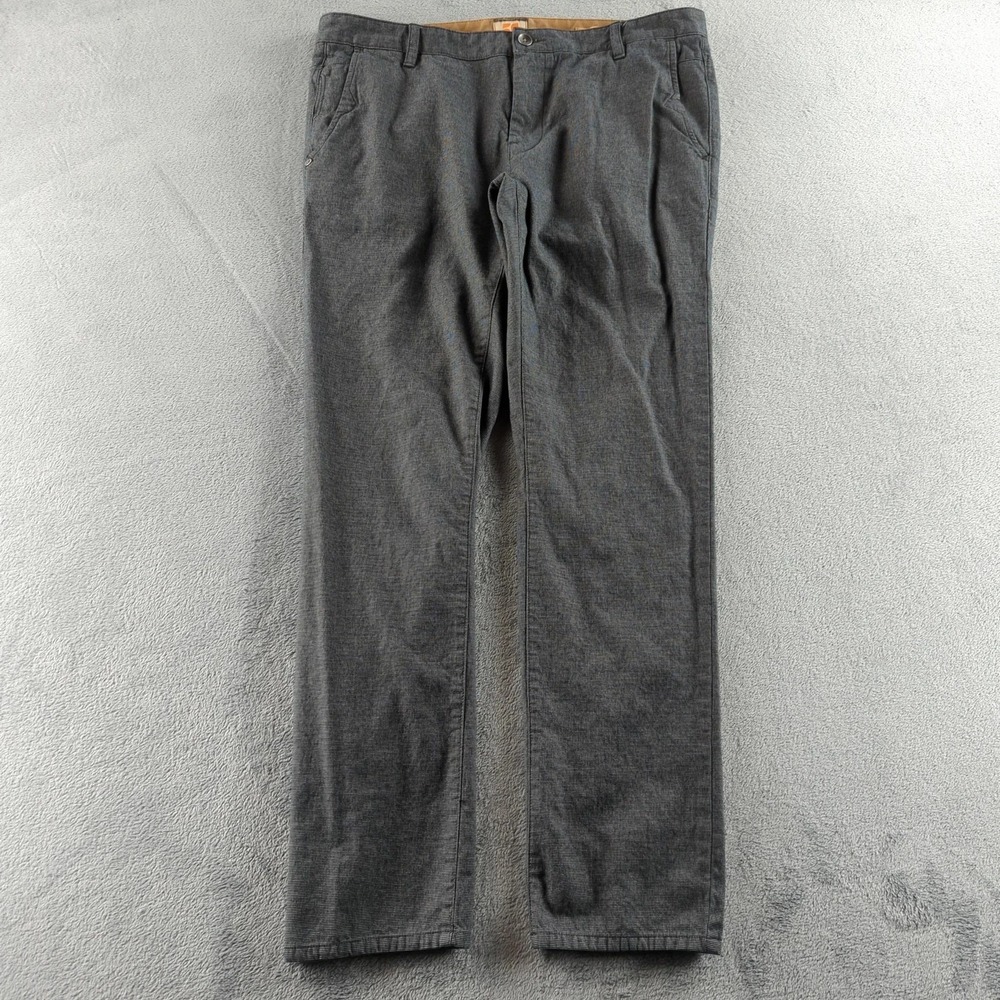 Boss Orange Hugo Boss Pants 38 (Fits‎ 36x33) Gray Slim Fit Chino Casual Trousers
